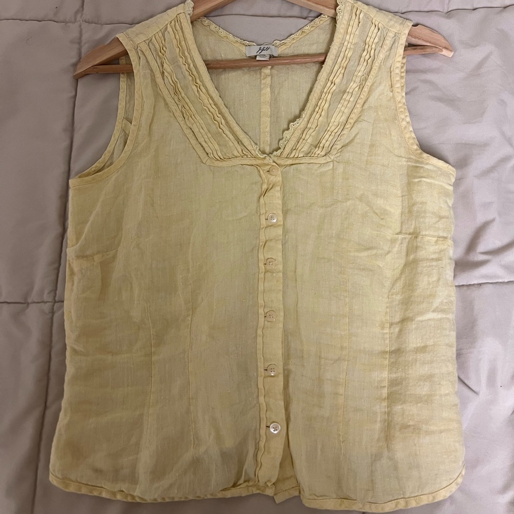 Yellow tank top